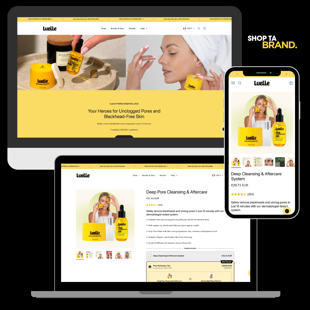 Boutique E-commerce clé en main